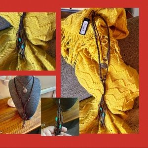 Beautiful 2 strand artsy necklace!